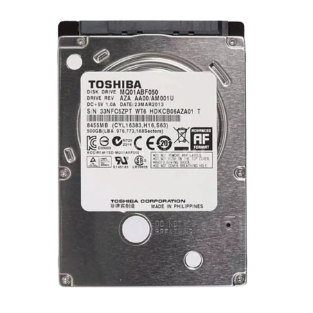 Disque Dur HITACHI HTS547550A9E384 - 2.5" - 500 Go - SATA - Occasion -