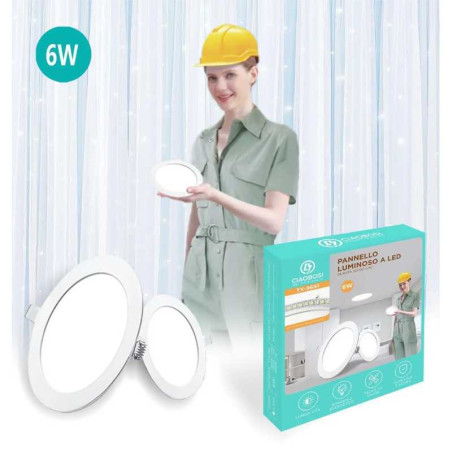 Round Recessed LED Panel CIAOBOSI TX-9691 – 6W, 11.7cm