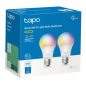 Ampoule Connectée Multicolore Tp-Link Tapo L530E (Pack de 2) Ampoule Connectée Multicolore Tp-Link Tapo L530E (Pack de 2)