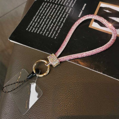 Pink Phone Lanyard Clear Card | Smarty Paris