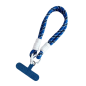 Collier de Coque de Téléphone en nylon avec Carte bleu marine - Bleu marine - 30CM Collier de Coque de Téléphone en nylon avec Carte bleu marine - Bleu marine - 30CM