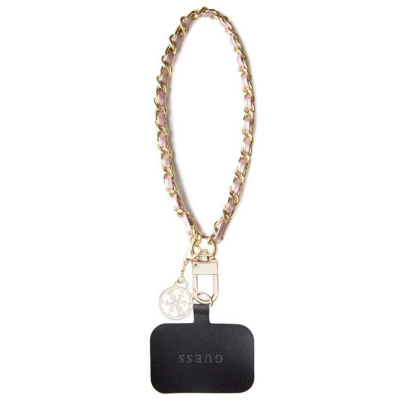 Universal Chain GUESS GUOUCHSAMC4P – Pink Saffiano PU 15 cm