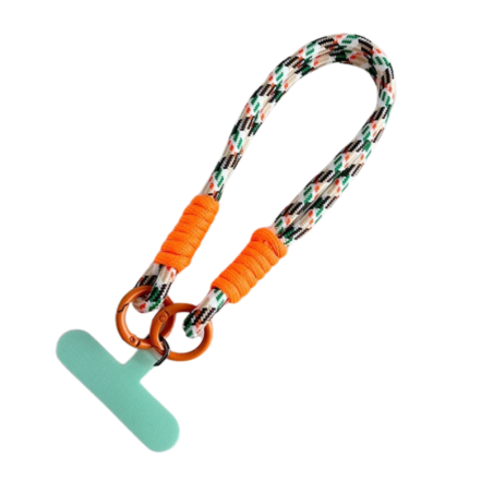 Phone Case Lanyard ECO – 30cm nylon green orange black brown