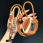 Phone Lanyard ECO Braided Bicolor – Brown/Beige, Mini Pouch Phone Lanyard ECO Braided Bicolor – Brown/Beige, Mini Pouch