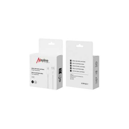 Câble USB vers Lightning 20W -1M (Mayline) - Audio Ref A1000 | Smarty