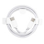 Câble USB‑C/USB-C Nylon Tressé 60 W - 1M MQKJ3ZM/A - Vrac (Apple)