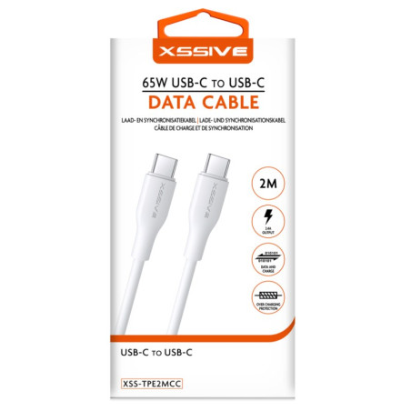 USB-C to USB-C Cable XSSIVE XSS-TPE2MCC – 2 m