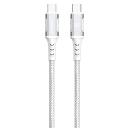 Câble USB-C vers USB-C XSSIVE XSS-BR-CC-W – 2 m, 18 W, blanc