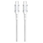 Câble USB-C vers USB-C XSSIVE XSS-BR-CC-W – 2 m, 18 W, blanc