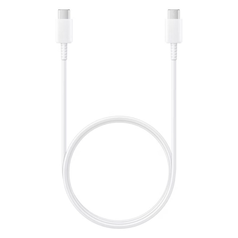 Samsung Câble USB-C vers USB-C EP-DA705BWE – 1 m Blanc Samsung Câble USB-C vers USB-C EP-DA705BWE – 1 m Blanc