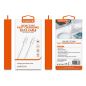 Câble USB-C vers USB-C XSSIVE XSS-BR-CC-W – PD 60W 1 m Blanc