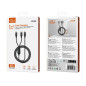 2-in-1 Charging Cable EllieTech CW320 – USB-C/USB-C + USB-C 1.2m Black 2-in-1 Charging Cable EllieTech CW320 – USB-C/USB-C + USB-C 1.2m Black