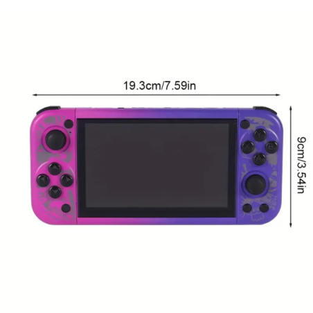 G50V Console portable 5 pouces 64GB 2500mAh rétro compatible PSP/PS1 jeux d’arcade - Violet · Smarty Paris