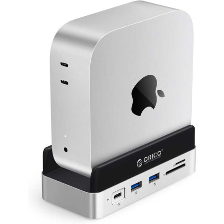 Dock et support ORICO MiniDock – 10 ports pour Mac Mini M4/M4 Pro