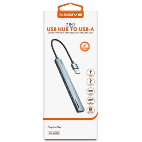 7-in-1 USB Hub Adapter XSSIVE XSS-HUB14 – USB-A