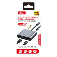 Adaptateur Type-C 4-en-1 FASR AD2 | Smarty
