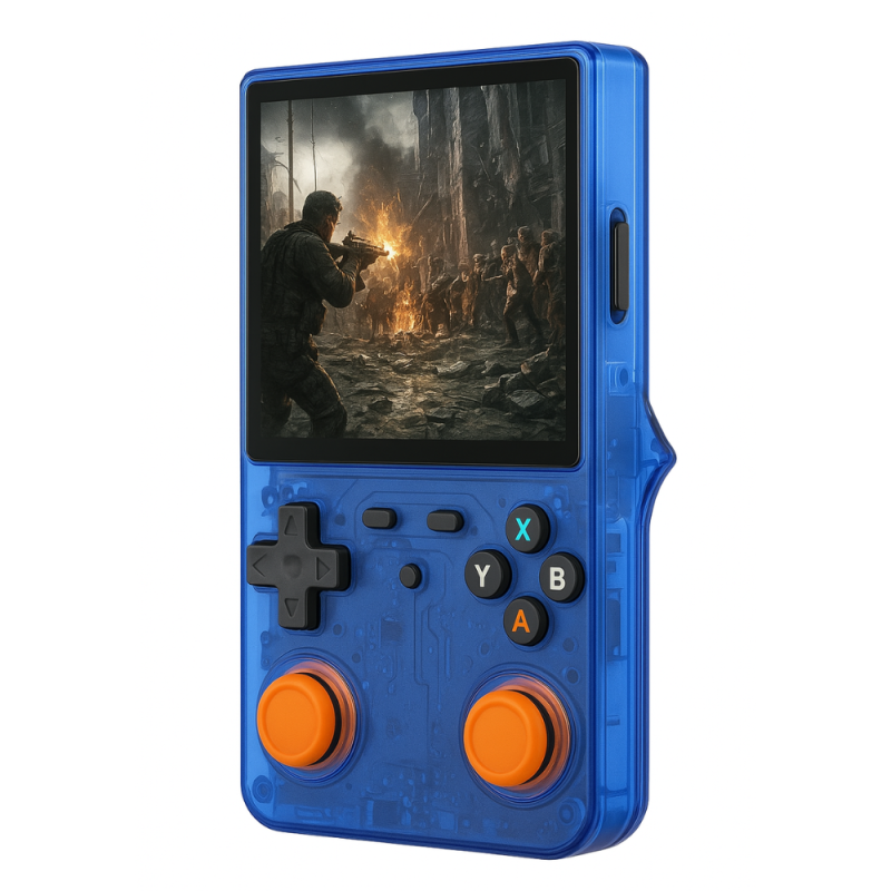 Portable Gaming Console R36 ULTRA – 4-inch 64 GB Blue