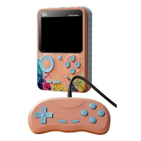 Console de jeu portable ECO G5 – écran IPS 3", Rose