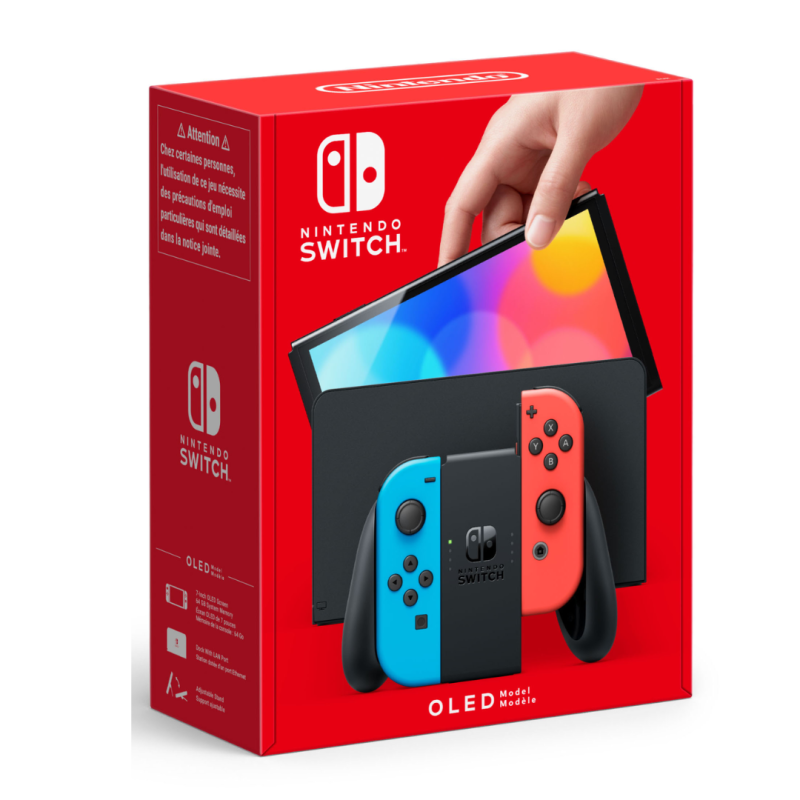Nintendo Switch OLED Console + Joy-Con – Neon UK Plug