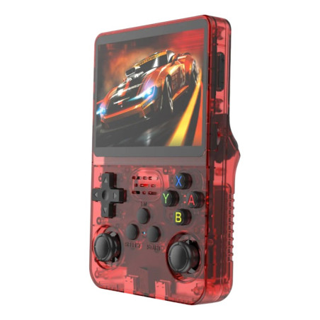 Portable Mini Game Console R36s – 3.5-inch IPS Display, 64GB, Red