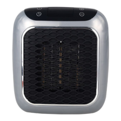Mini Chauffage 400 W de style ménager Avec prise murale - Noir