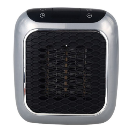 Mini Chauffage 400 W de style ménager Avec prise murale - Noir
