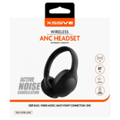 Casque Bluetooth Réduction de Bruit XSSIVE XSS-H11B - Noir - Audio Ref