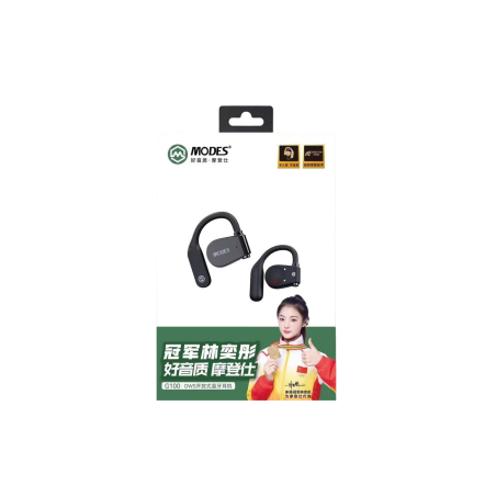 Écouteurs OWS Sans Fil Bluetooth MODES G100 - Noir - Audio Ref A2083 |