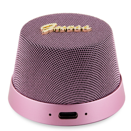 Enceinte sans Fil Bluetooth MagSafe et USB-C 3W GUESS GUWSC3ALSMP - Rose — Accessoire · Smarty Paris 18e