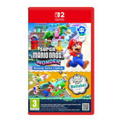 Nintendo Switch 2 Game Pack Mario Wonder + Bellabel