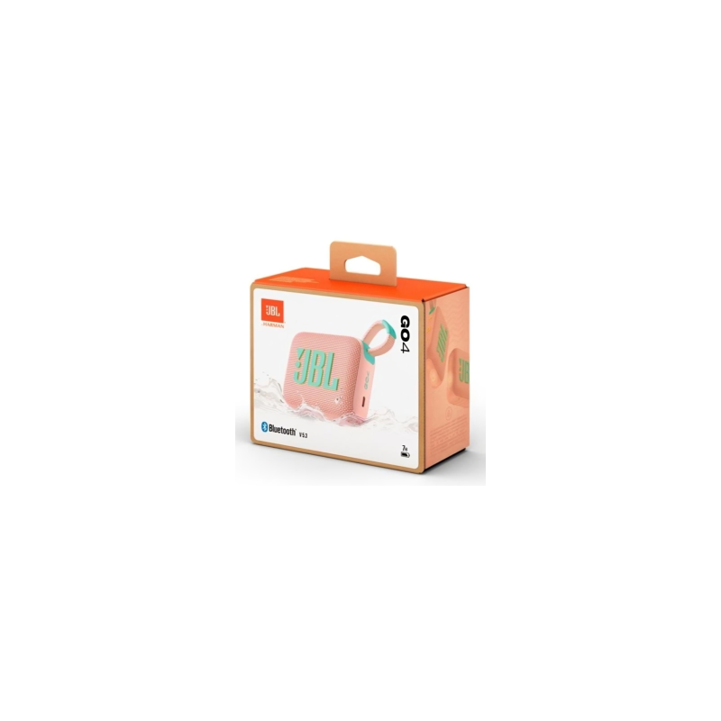 Enceinte Bluetooth Portable JBL Go 4 Rose IP67 7H - JBLGO4PINK
