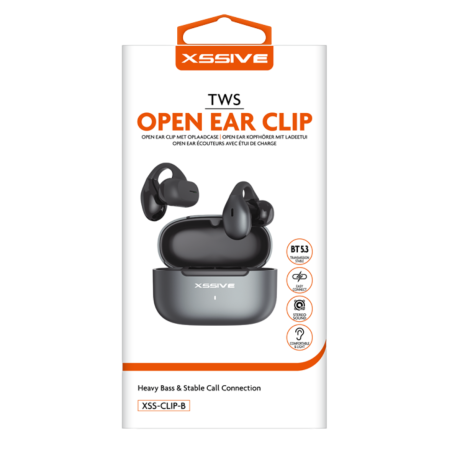 Écouteurs Bluetooth + boitier de chargement XSSIVE XSS-CLIP-B — Accessoire · Smarty Paris 18e