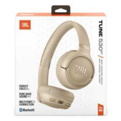 Casque Bluetooth JBL Tune 530BT - JBL530BTBEG - Beige - Audio Ref A344