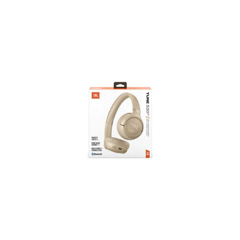 Casque Bluetooth JBL Tune 530BT - JBL530BTBEG - Beige