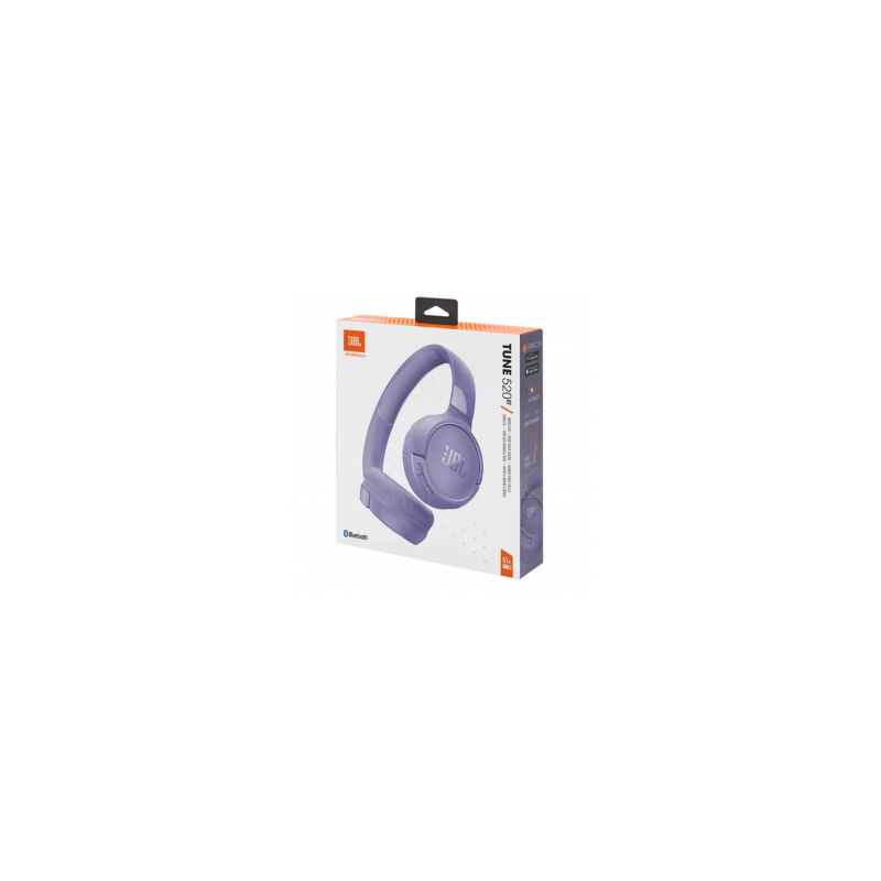 Casque Bluetooth JBL Tune 520BT - JBLT520BTPUR - Violet