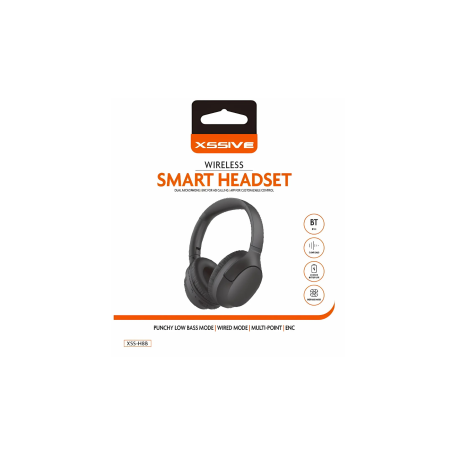 Casque Bluetooth Réduction de Bruit XSSIVE XSS-H8B - Noir - Audio Ref
