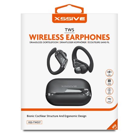 Écouteurs sans Fil avec réduction de bruit ENC XSSIVE XSS-TWS17 - Noir — Accessoire · Smarty Paris 18e