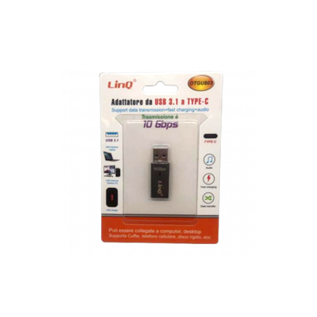 Adaptateur USB-C / USB LinQ OTGU803 - Alimentation Ref A0535 | Smarty