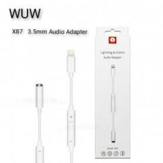 Adaptateur Lightning vers Jack 3.5mm Audio avec Bluetooth (WUW-X87) Re