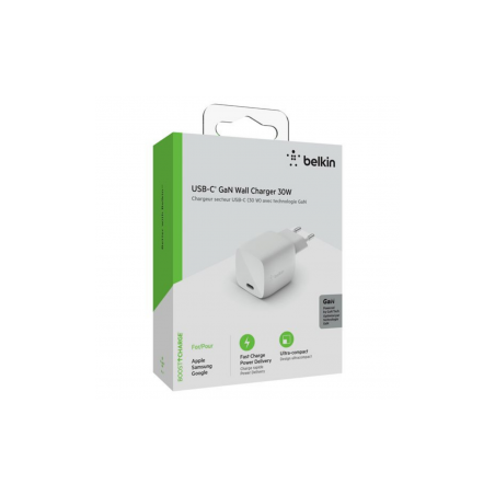 Adaptateur Secteur USB-C BELKIN BOOST↑CHARGE™ 30W GaN - Alimentation R