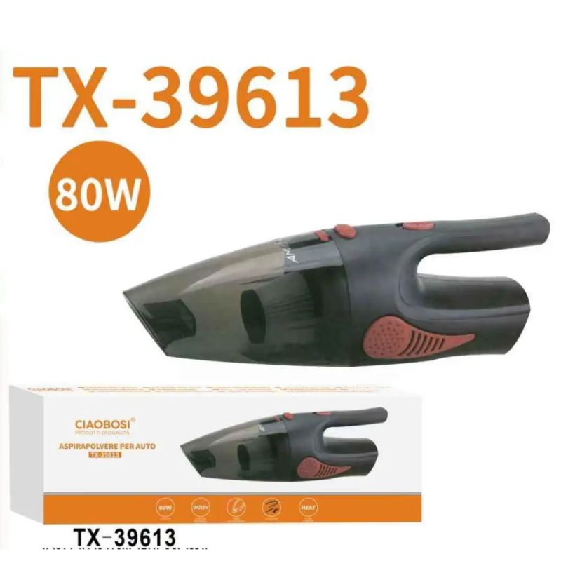 Car Vacuum CIAOBOSI TX-39613 – 80W 0.5L Car Vacuum CIAOBOSI TX-39613 – 80W 0.5L