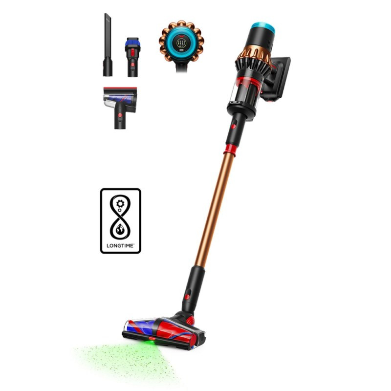 Dyson Cordless Vacuum V16 Piston Animal – 900W, Black and Gold
