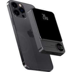 Power Bank Sans Fil Magnétique 5000mAh 20W Charge Rapide - Gris - Alim