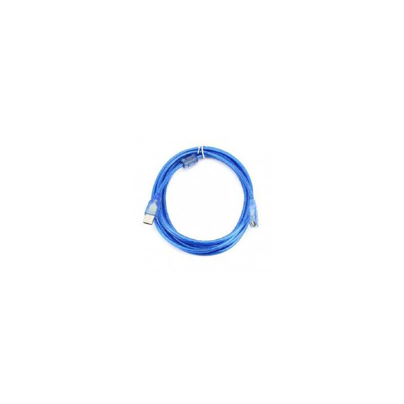 Rallonge USB 2.0 Type A mâle / femelle - 1,5m Bleu