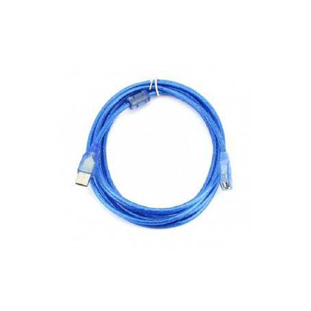 Rallonge USB 2.0 Type A mâle / femelle - 1,5m Bleu - Alimentation Ref