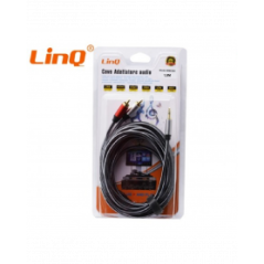 Adaptateur Audio Jack 3,5mm TRS Mâles / 2x RCA Y Splitter Mâles 1,8m N