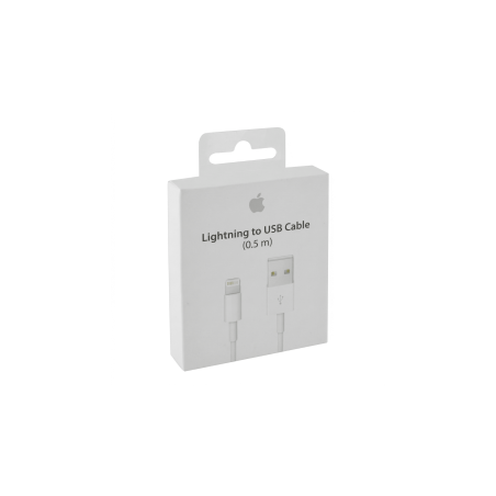 Câble USB / Lightning - 0.5M ME291ZM/A - Retail Box (Apple) - Audio Re
