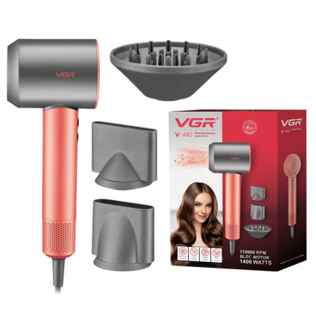 Sèche-cheveux pliable VGR V440 Rouge | Smarty