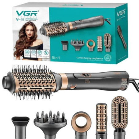 Brosse chauffante 6-en-1 VGR V491 – 1000 W