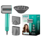 Sèche-Cheveux Pliable VGR Moteur BLDC Double Tension Salon Ionique V440 Vert